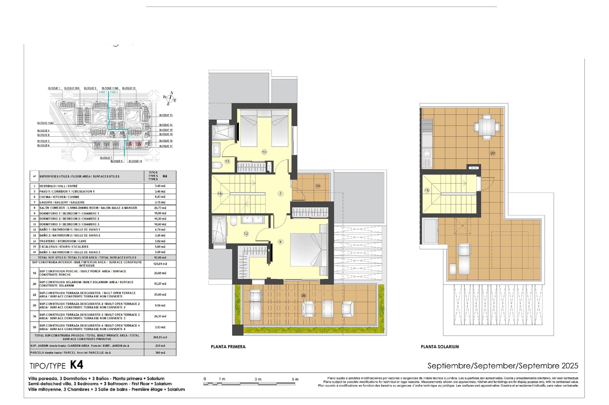 Floor plan — semi-detached villa 2